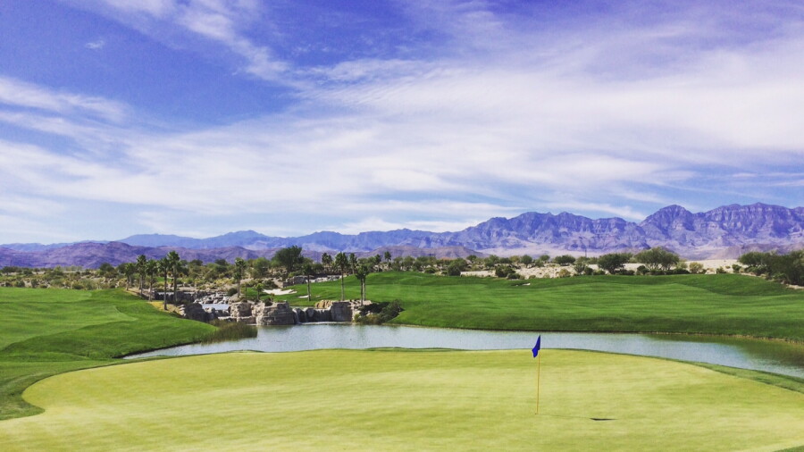 Coyote Springs golf course - No. 18