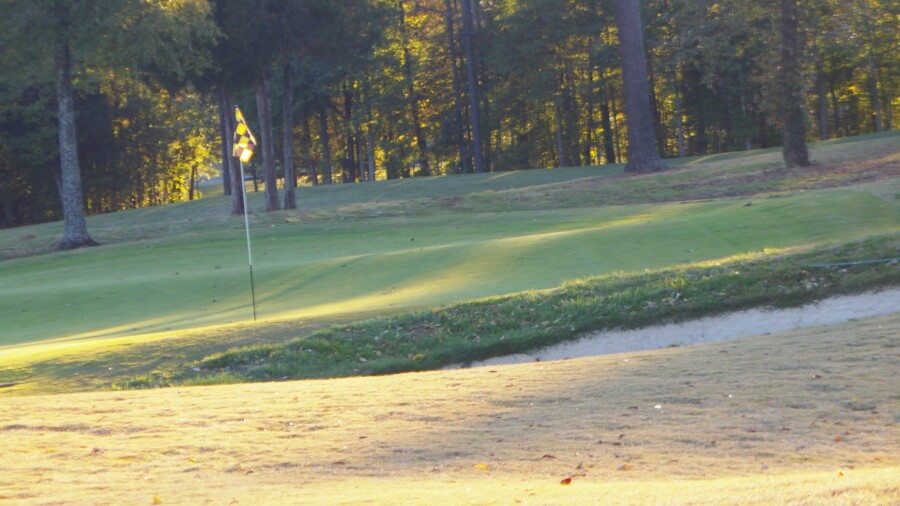 Hunting Hawk Golf Club - hole 17 green