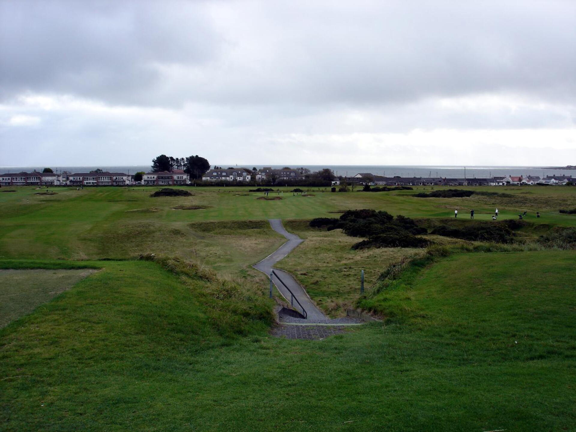 Kirkistown Castle GC, Hole 3, Par 4, Quarry, 304 yds (Photo submitted by DYakimec on 03/05/2016)