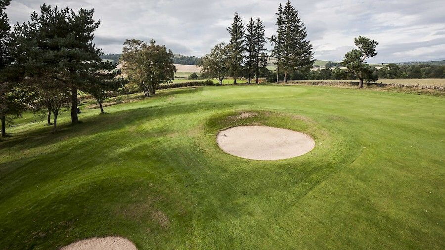 9th green at Alyth GC