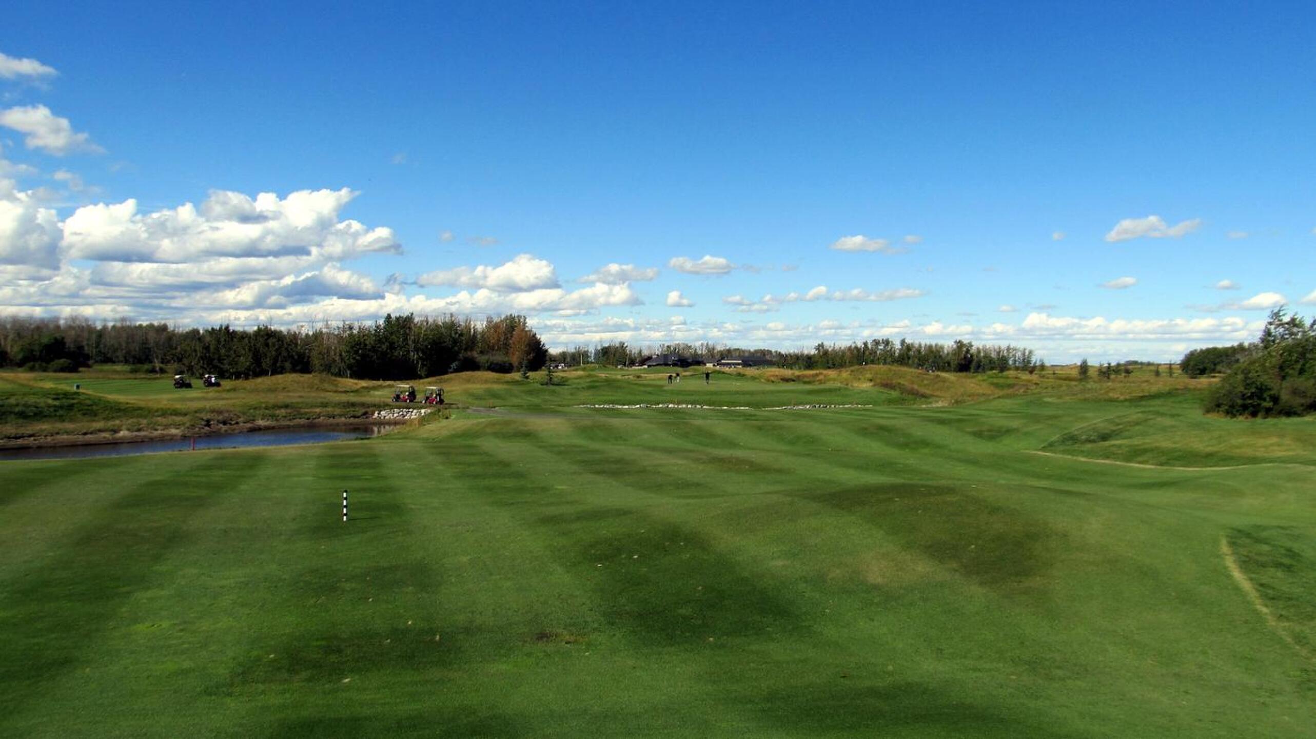 RedTail Landing GC, Hole 7, Par 4, 396 yds, 176 yds out (Photo submitted by DYakimec on 03/19/2016)