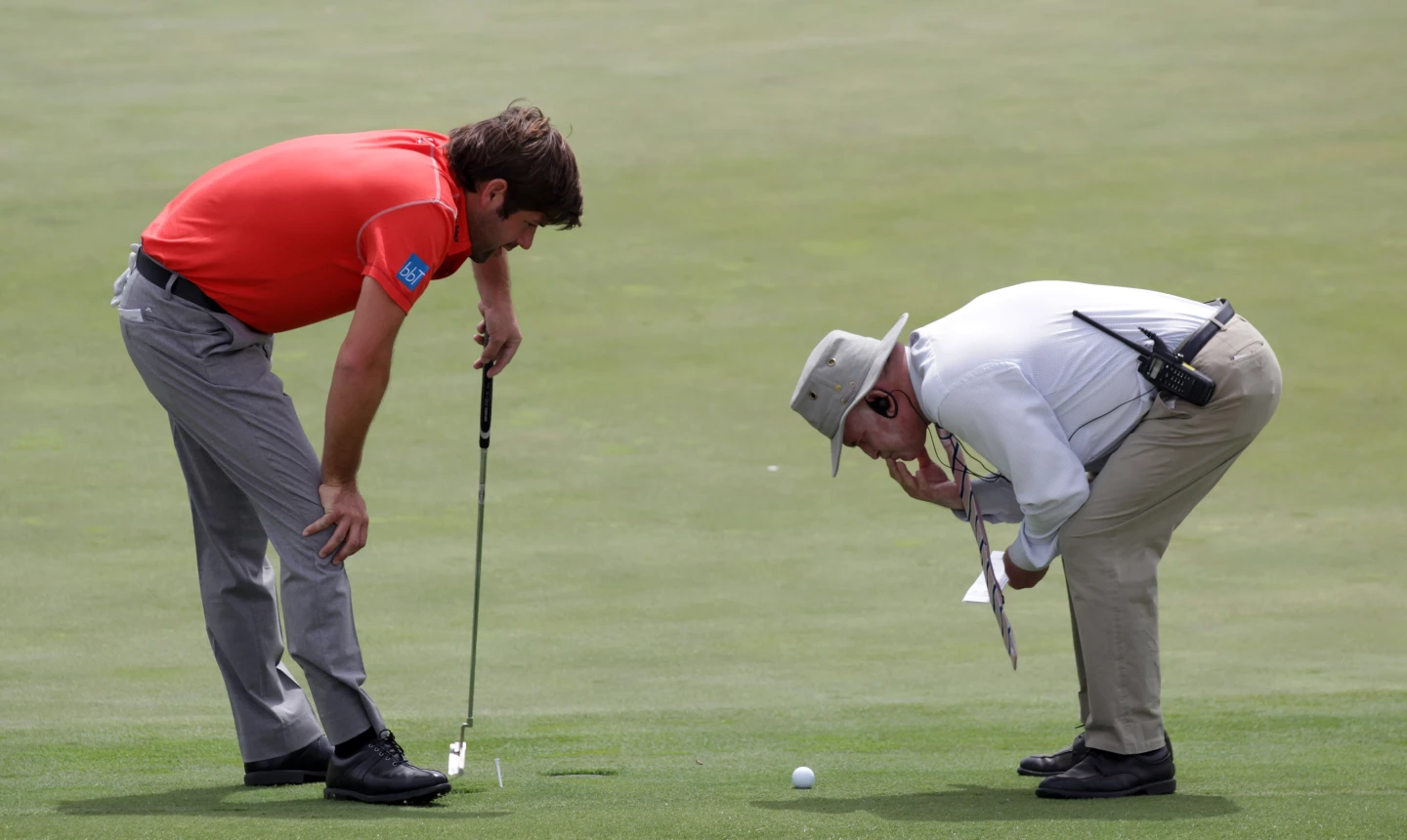 Rules official at Volvo Match Play