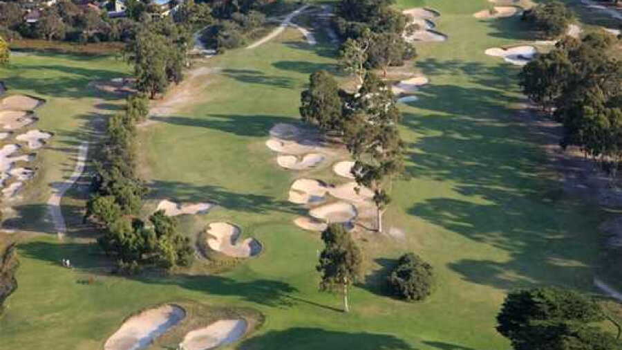 Victoria GC: Aerial view