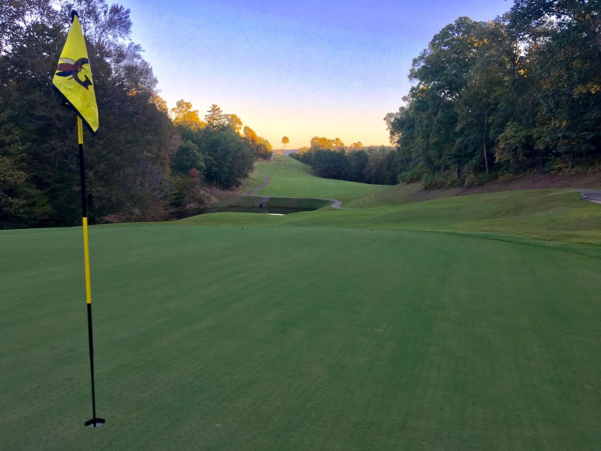 From behind par-5 18th green (Photo submitted by BrandonWebb on 10/26/2017)