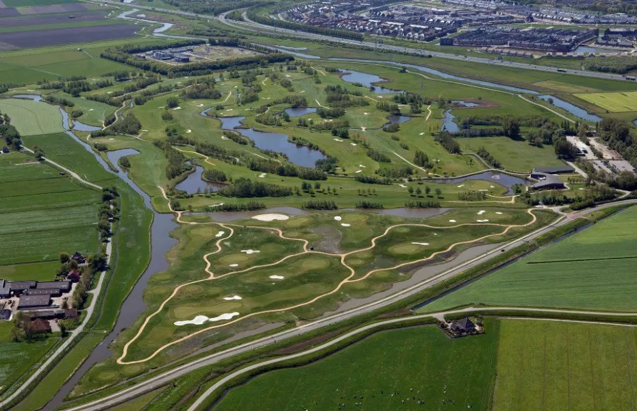 Heemskerkse GC - 18-hole: Aerial view