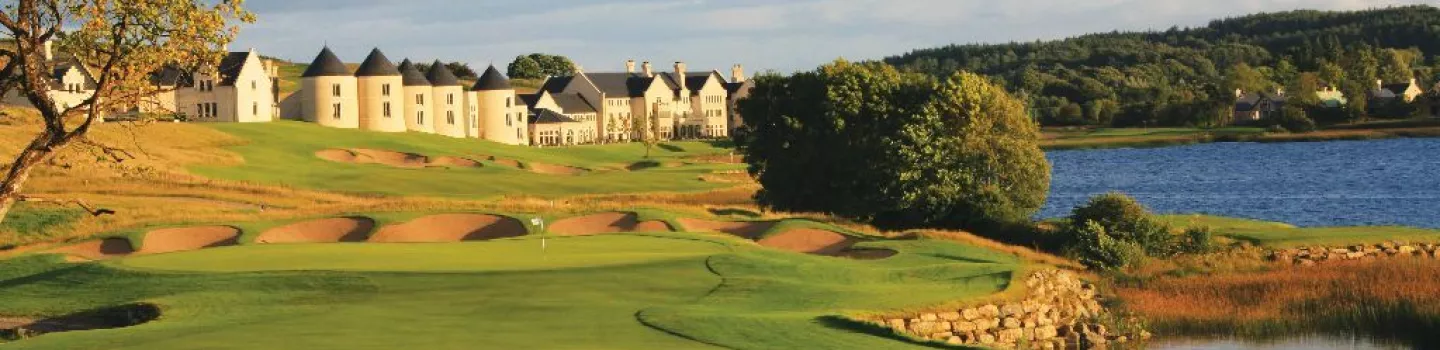 16th green at Lough Erne