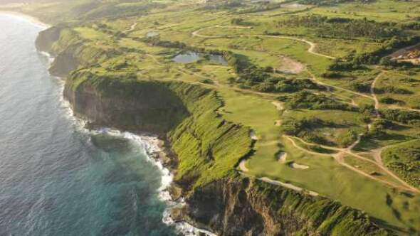 It's easy to see why some think the Golf Links at Royal Isabela provides a Pebble Beach experience on Puerto Rico golf vacations.