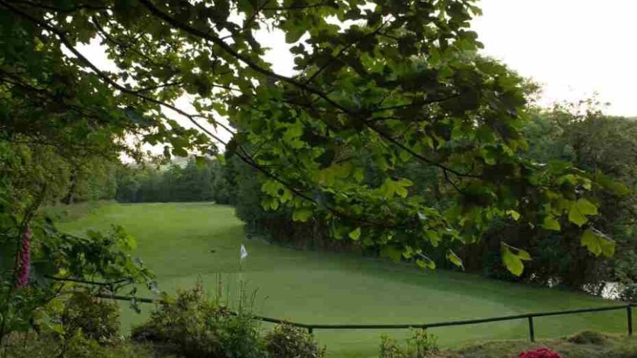 13th green at Okehampton