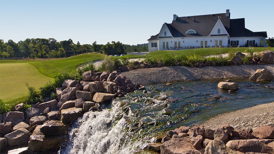 Royal Manchester Golf Links - waterfall