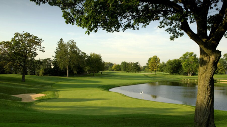 Dubsdread golf course at Cog Hill - hole 18