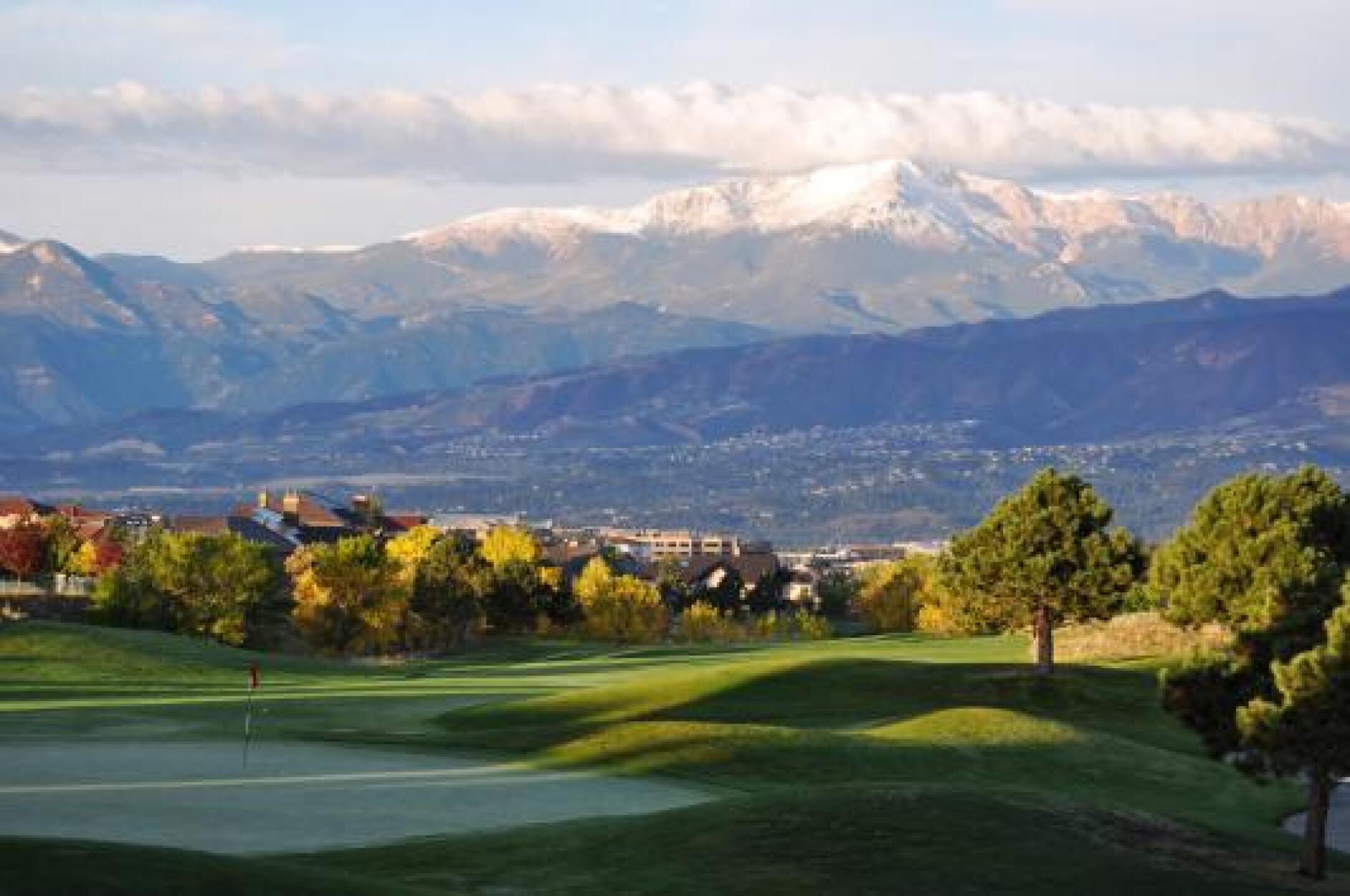Pikes Peak from the 11th hole (Photo submitted by C2CO on 06/09/2014)