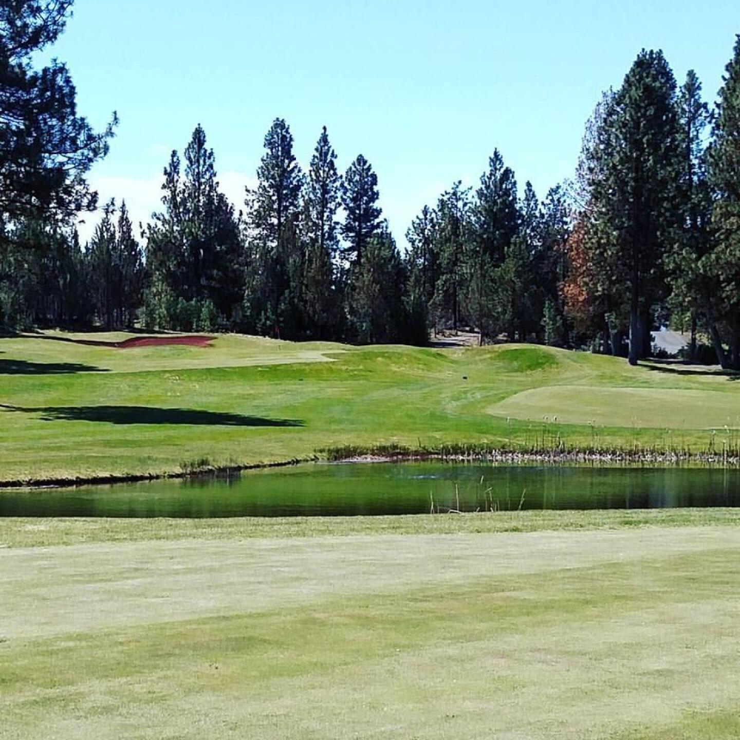 Looking up the fairway on 16 (Photo submitted by sorenj on 04/23/2017)