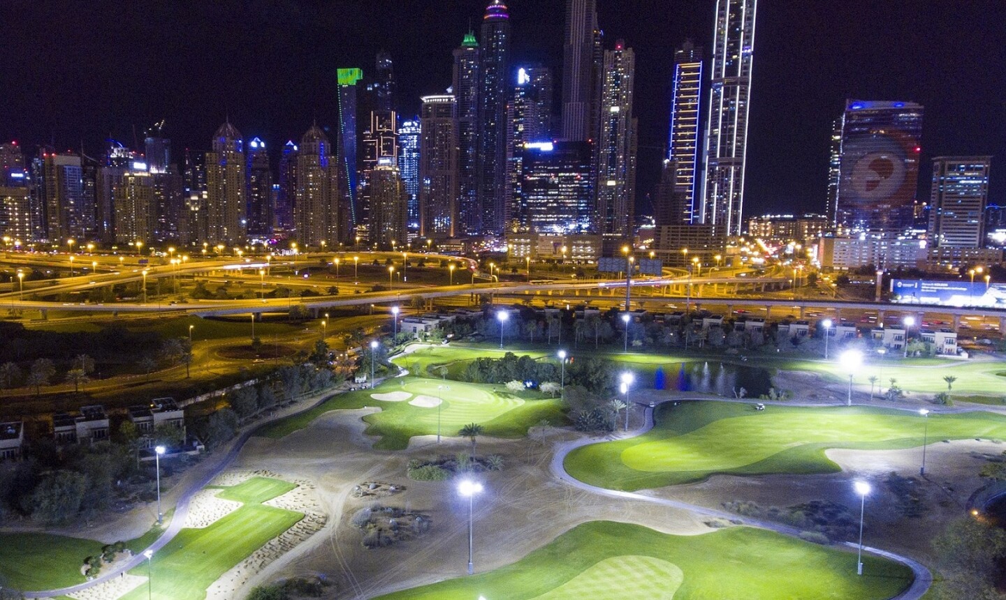 Play night golf at these courses