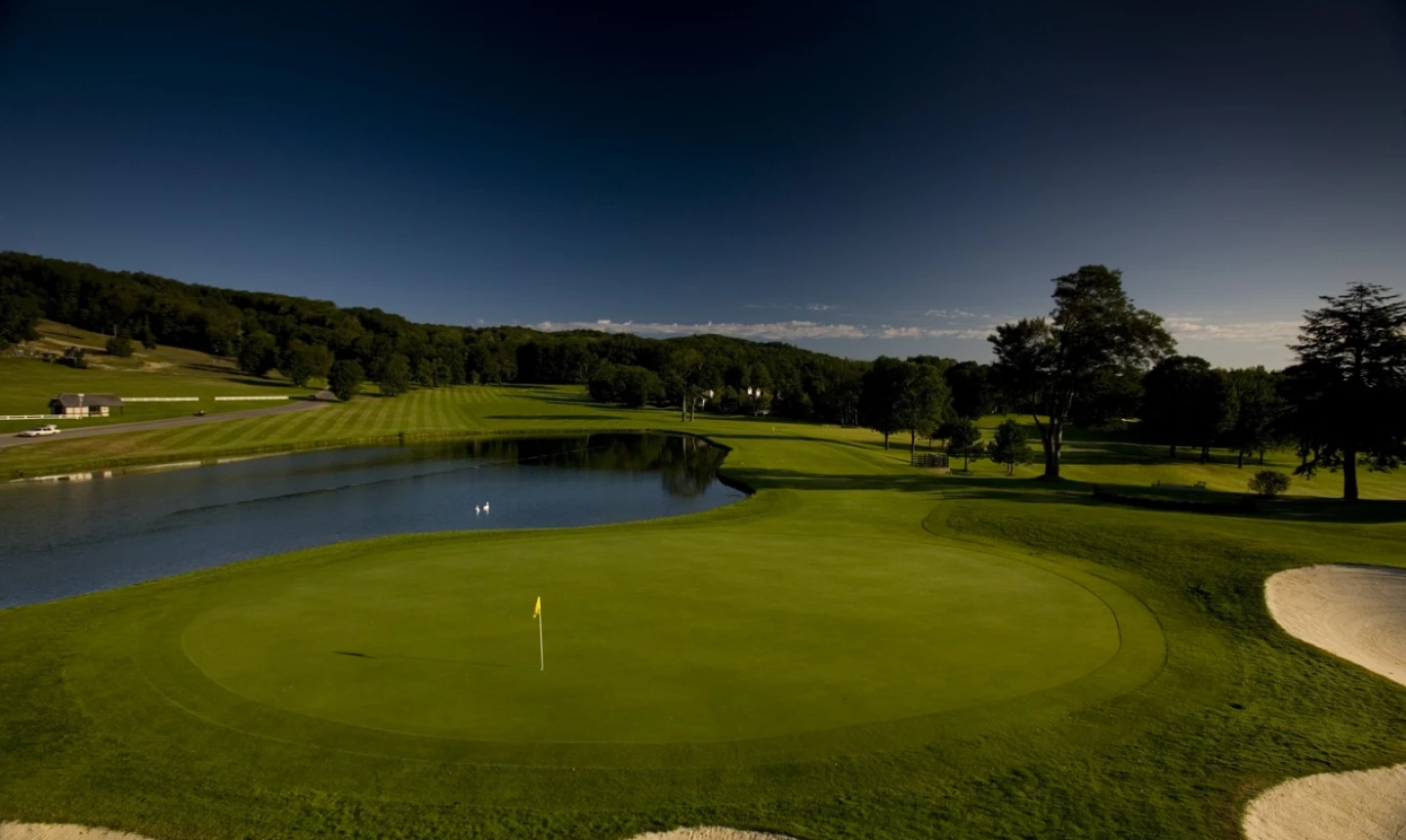 Heather course at Boyne Highlands - hole 18