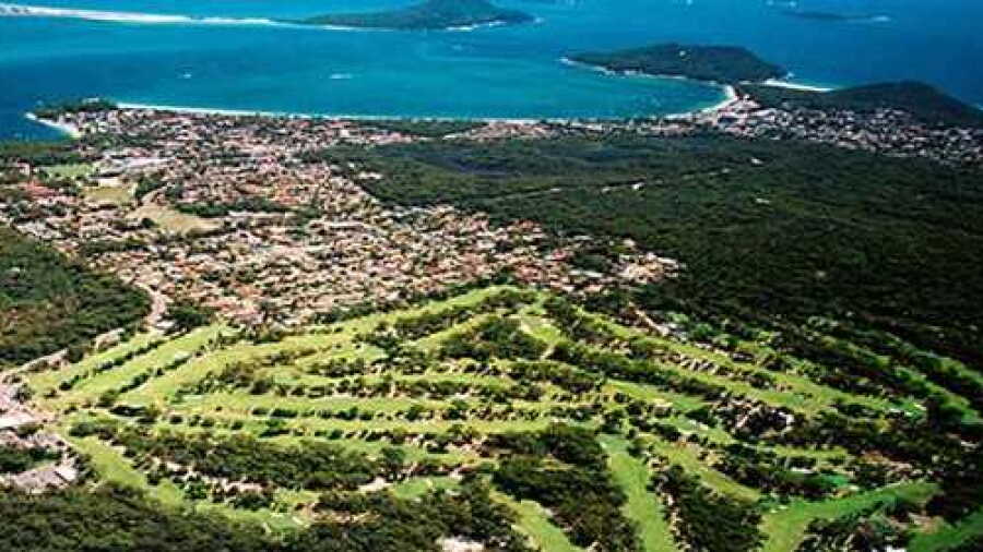 Nelson Bay GC: Aerial view
