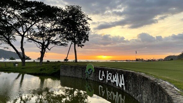 La Iguana Golf Course - sunset 
