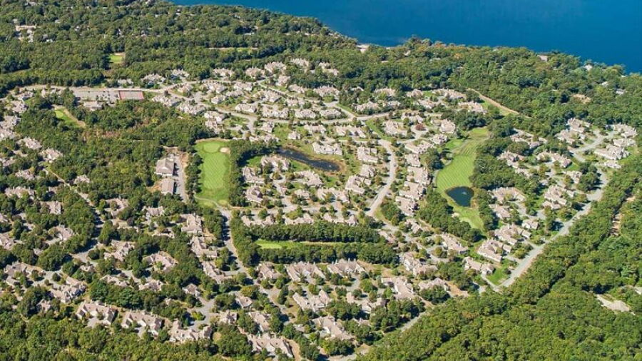 GC At Southport: Aerial view
