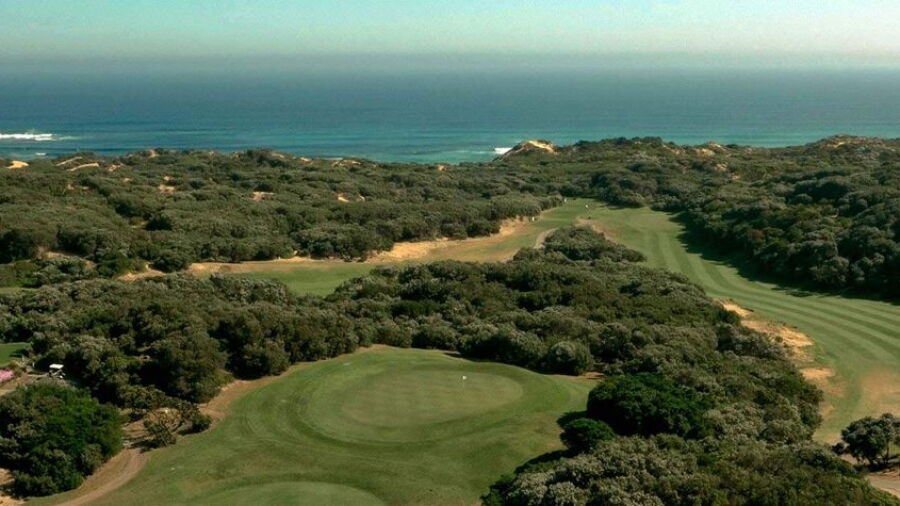 Warrnambool GC: aerial view
