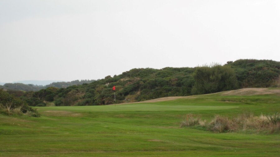 14th green at Holyhead