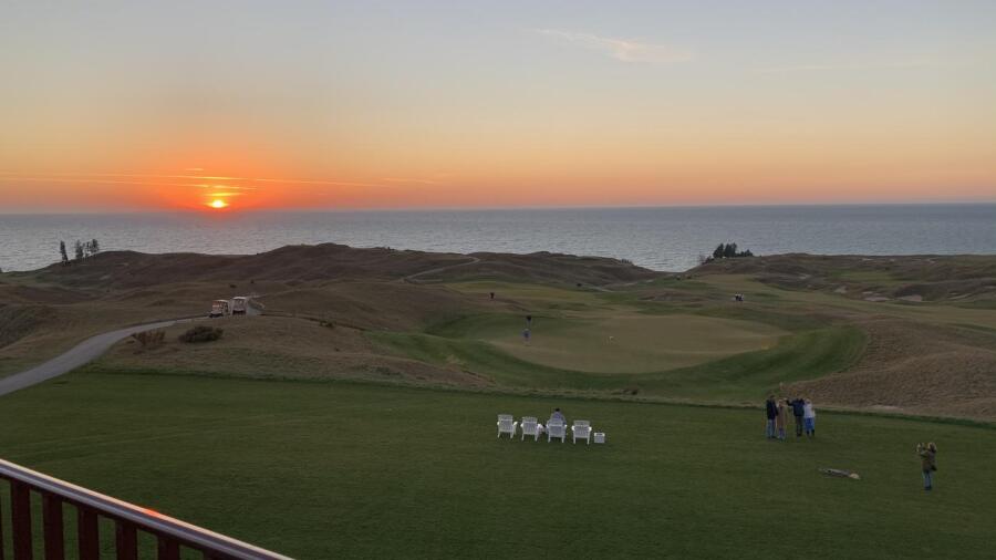 Arcadia Bluffs - sunset