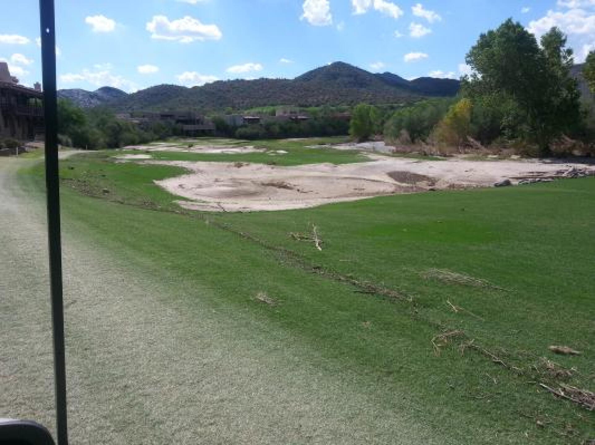 one of the fairways after the flooding (Photo submitted by Boyntonlee on 08/30/2014)