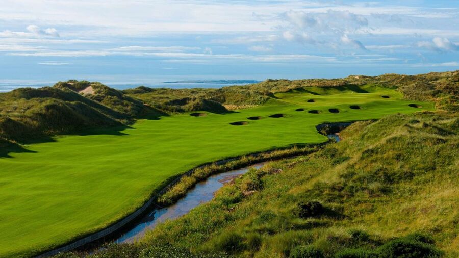 Bunkering at the Trump International Golf Links