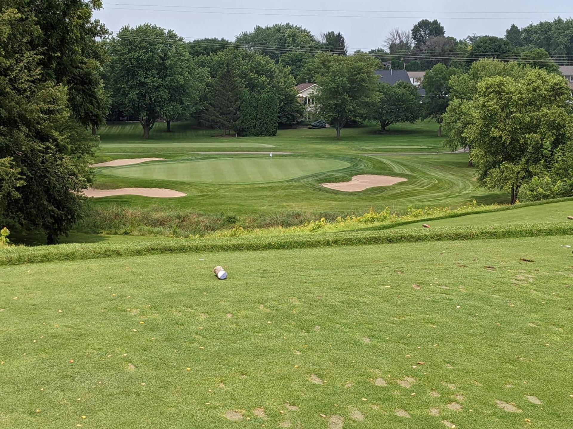 The downhill par 3 third. (Photo submitted by GolferJake78 on 07/23/2021)