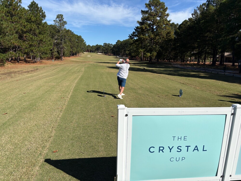 Crystal Cup sign on Pinehurst No. 6 