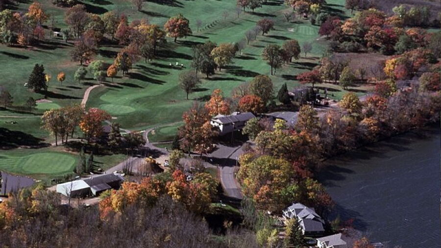 Luck GC: Aerial view