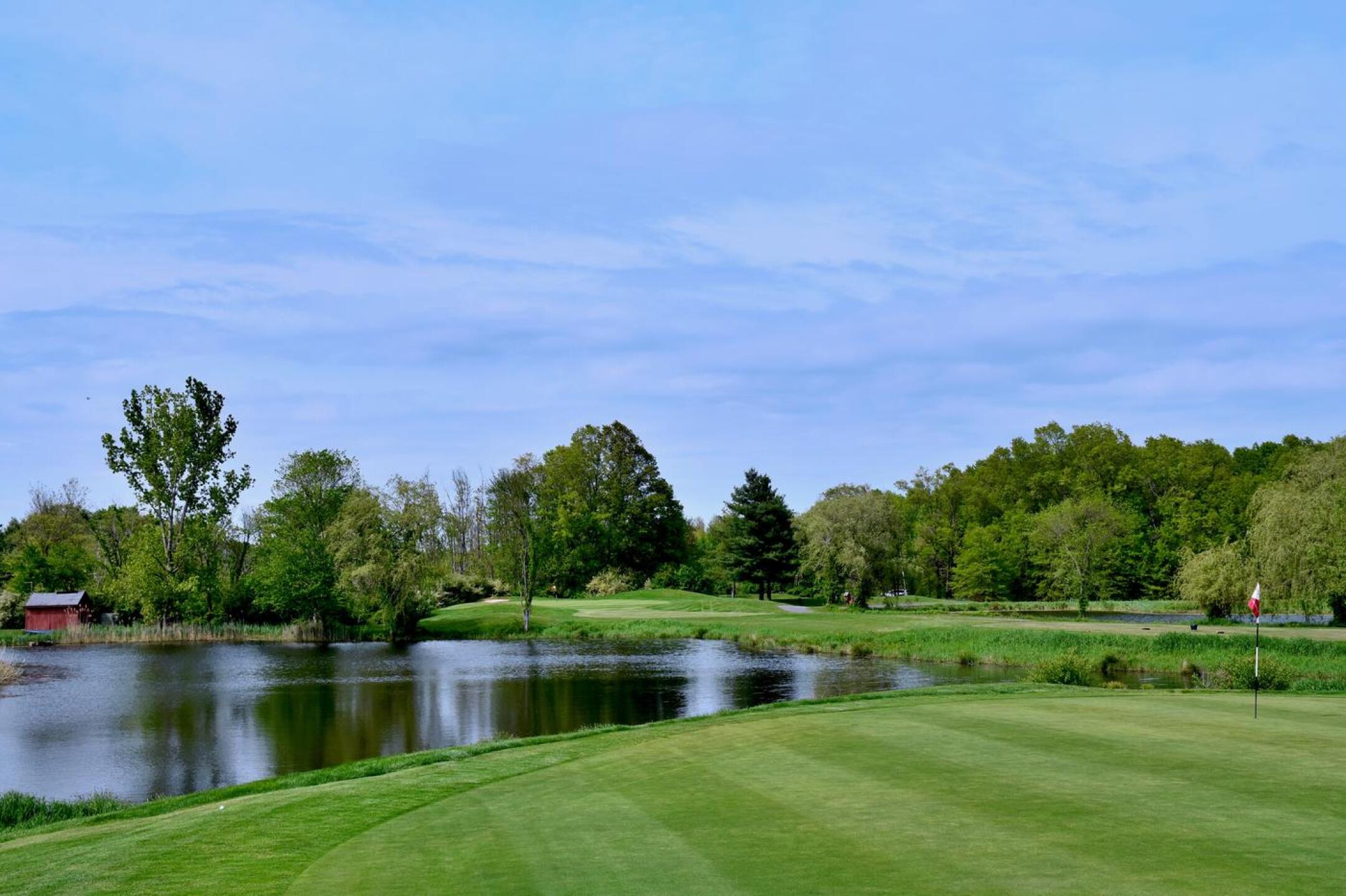 Another view of the 15th from behind its green. (Photo submitted by AptlyLinked on 05/18/2025)