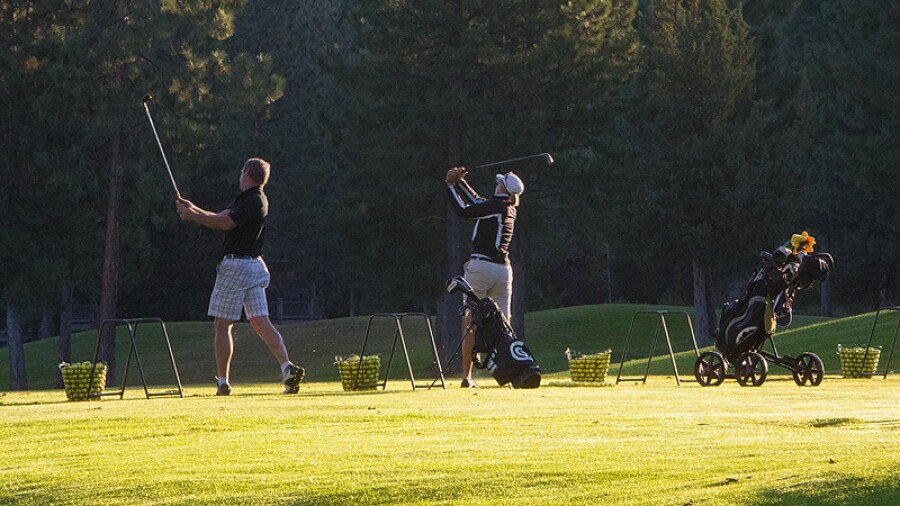 Awbrey Glen Golf Club - driving range