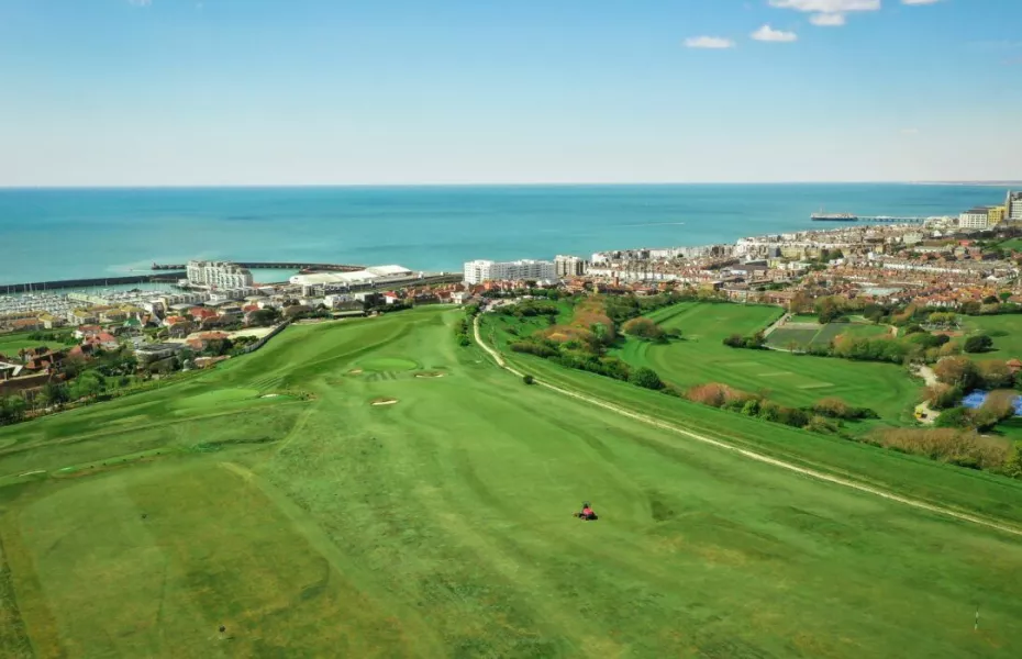 East Brighton GC: Aerial