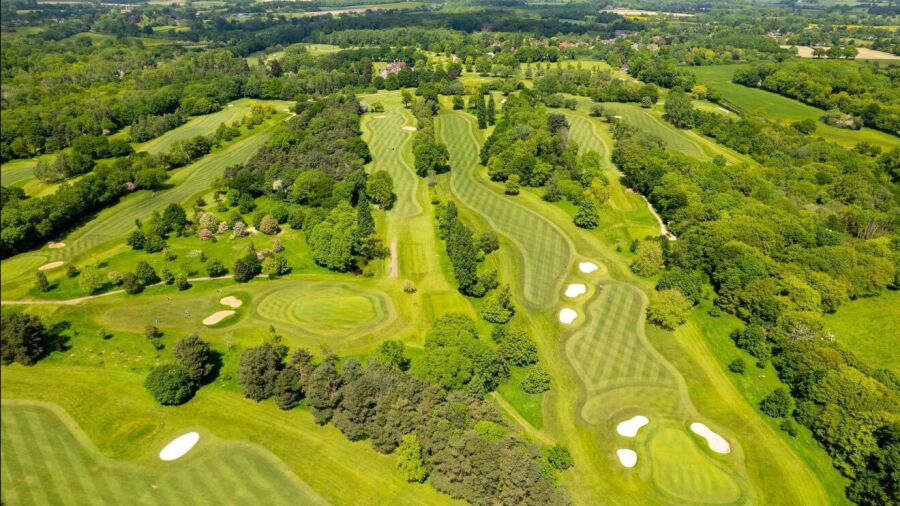 Brickendon Grange GC: Aerial
