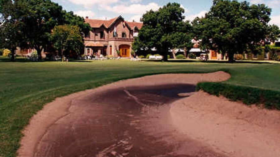 Hurlingham GC: clubhouse