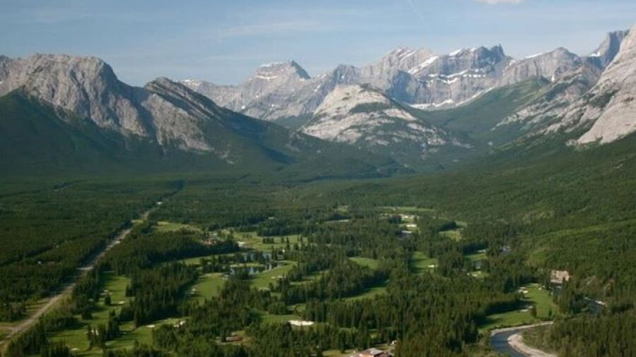 Kananaskis Country GC - Mount Kidd: Aerial view