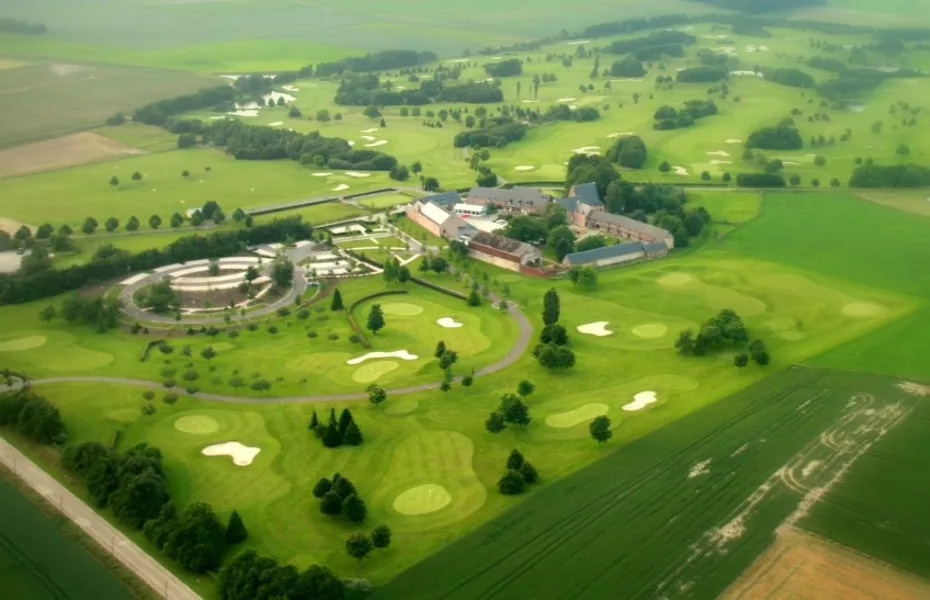 Hulencourt GC - Le Verger: Aerial view