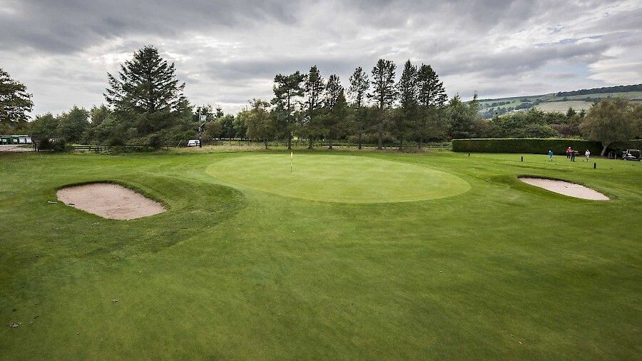 15th green at Alyth