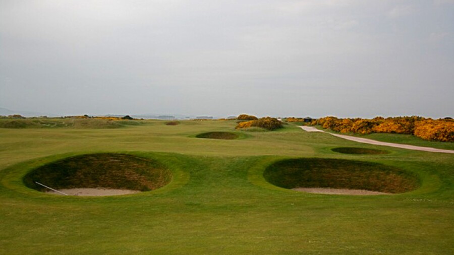 The Old Course in St. Andrews - Hole O' Cross