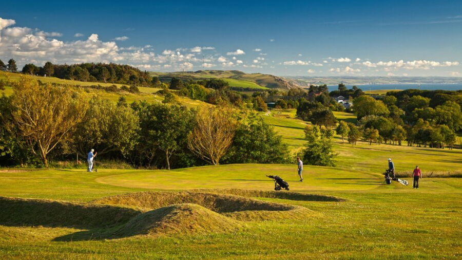 Aberystwyth GC: coastal scenary