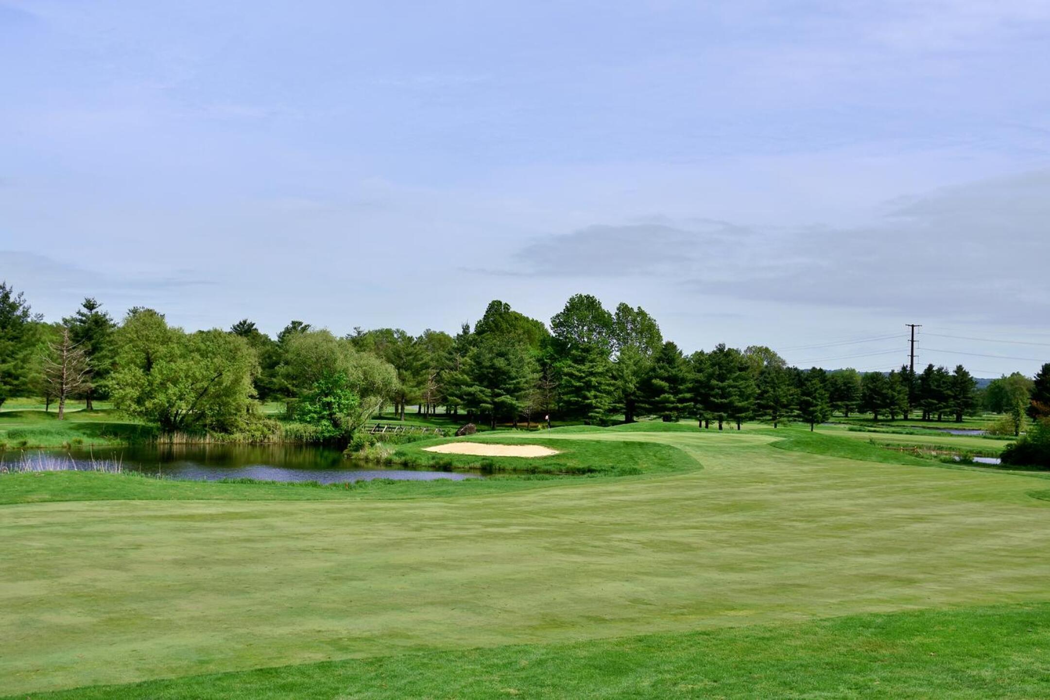 15th, Par-4, 346: Set on the lowest section of the Player, this may be the prettiest hole on the course. (Photo submitted by AptlyLinked on 05/18/2025)