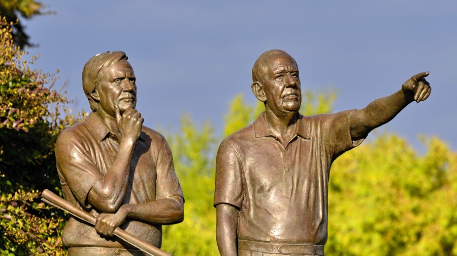 Vahalla Golf Club - Jack Nicklaus statue 