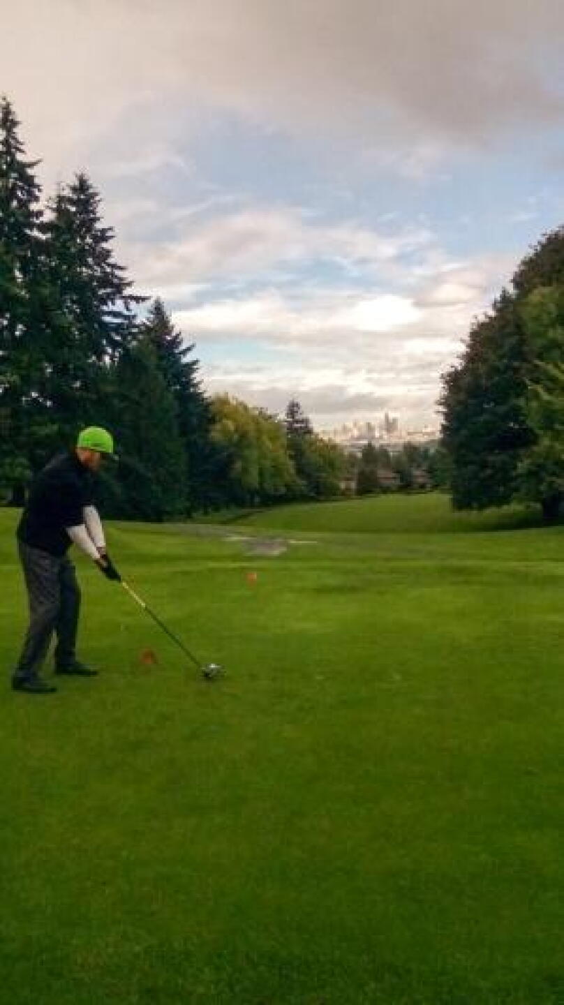 My son Teeing off on 10 (Photo submitted by cdseil on 10/03/2013)