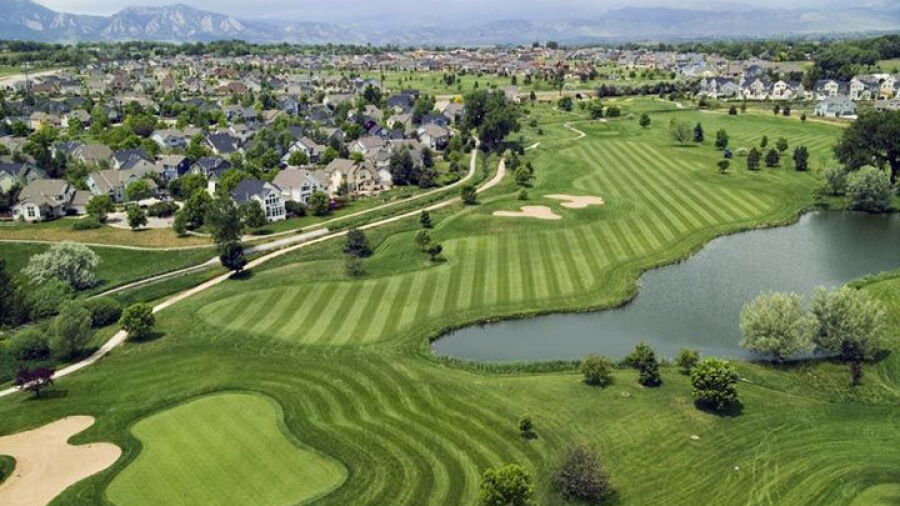 Indian Peaks GC: Aerial view