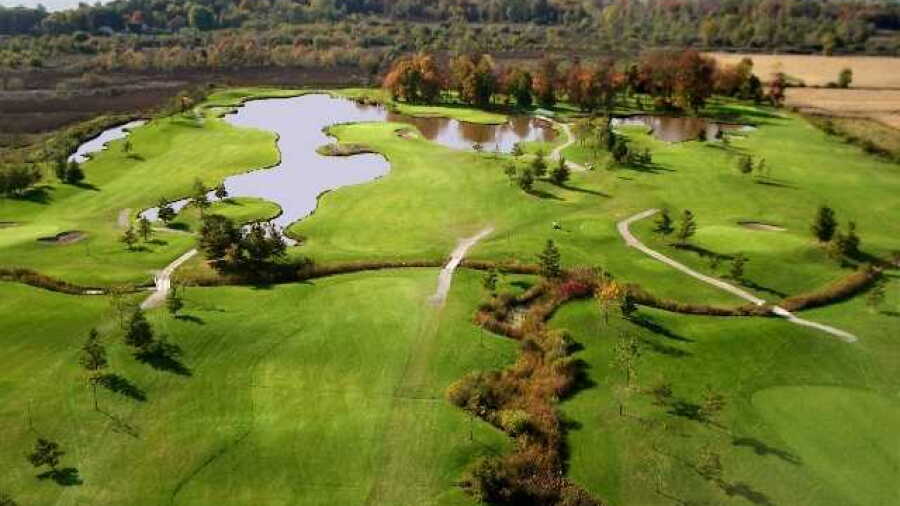 Whisky Run GC - Aerial view of the Serpent nine