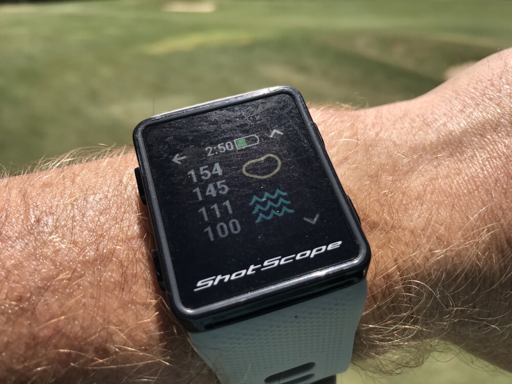 Shot Scope V3 hazards view