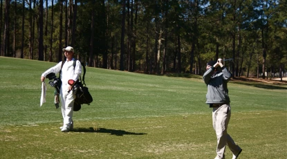 Pinehurst No. 2 golf course - caddies