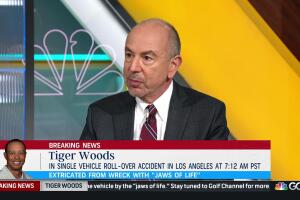 Tiger hospitalized after serious car accident