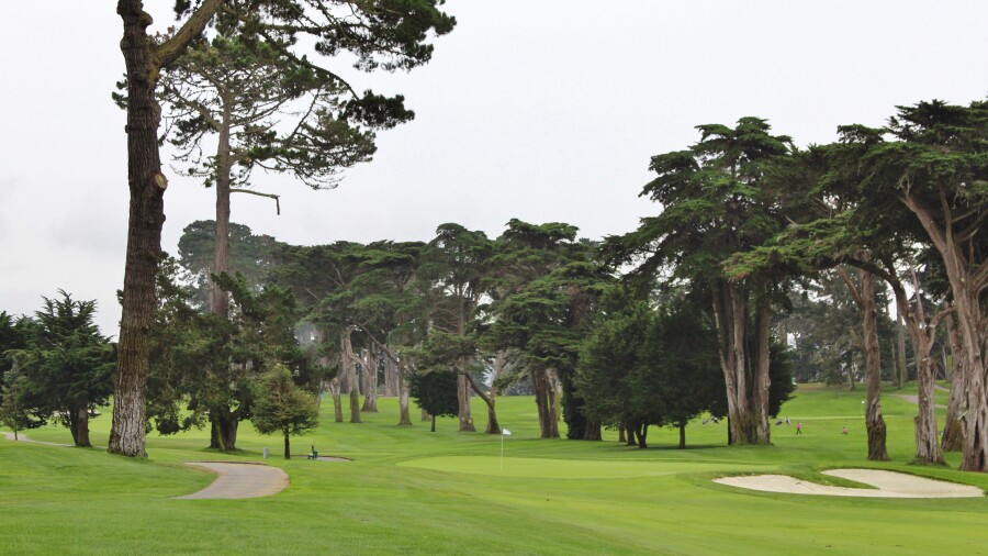 TPC Harding Park golf course - hole 1 
