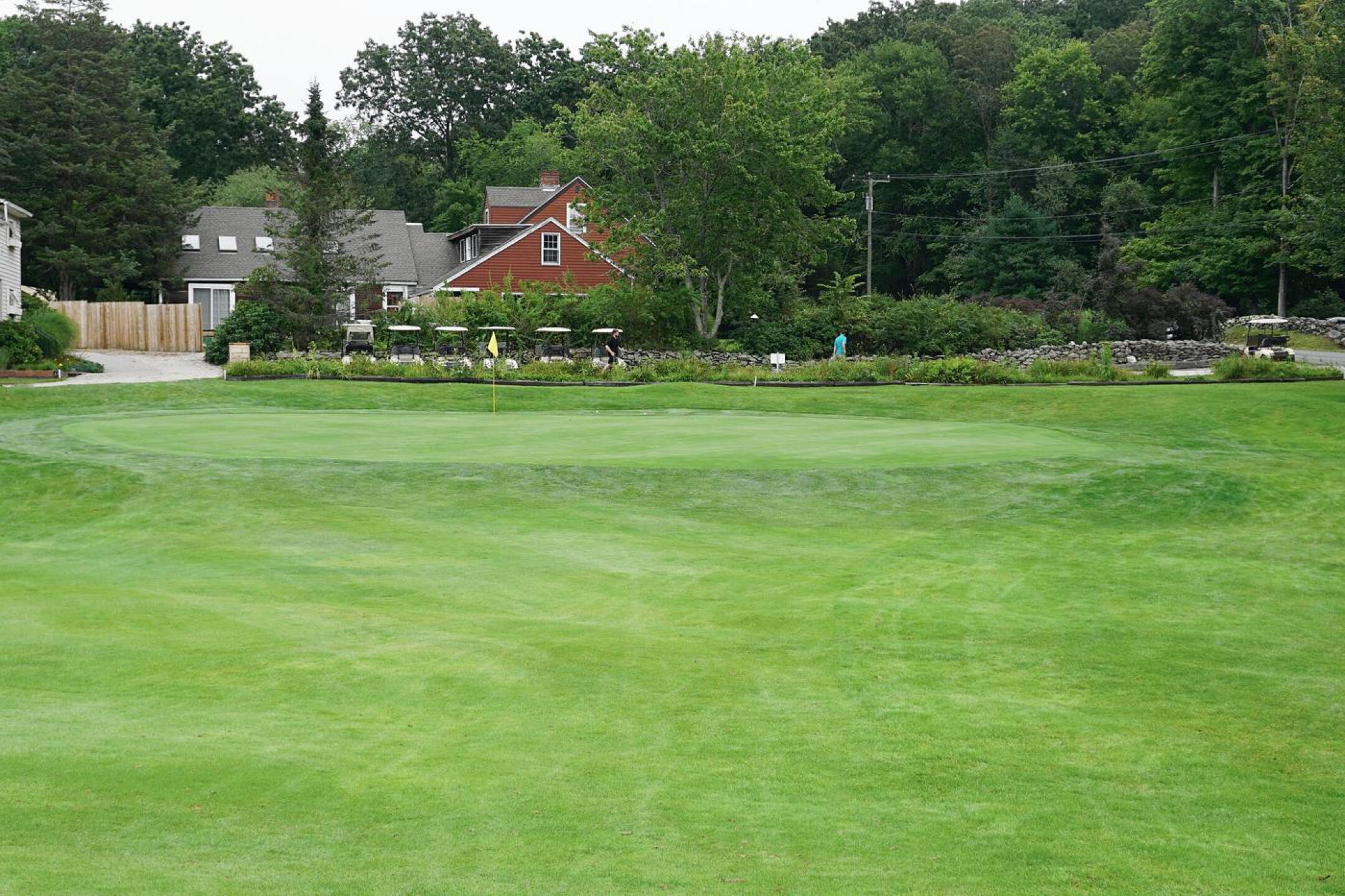 6th: Green complex of a shorter four-par that is tricky from tee to cup (Photo submitted by AptlyLinked on 09/03/2021)