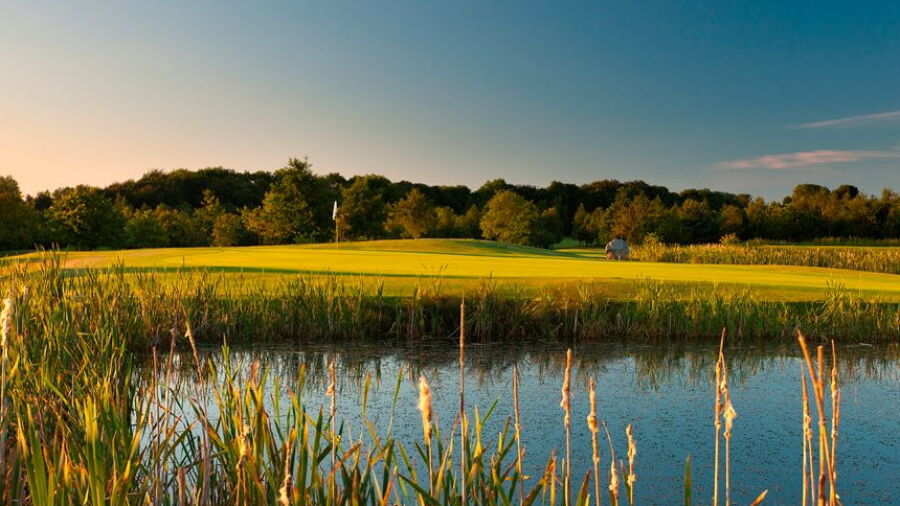 The 6th hole on the Prince Bishops
